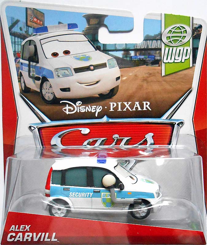 Alex Carvill from the WGP series, Mattel 1:55 diecast on its card