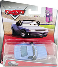 Artie from the Cars 2016 series, Mattel 1:55 diecast on its card
