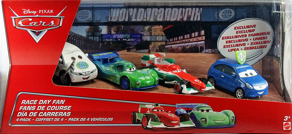 Bob Moter from the Cars 2015 series, Mattel 1:55 diecast on its card