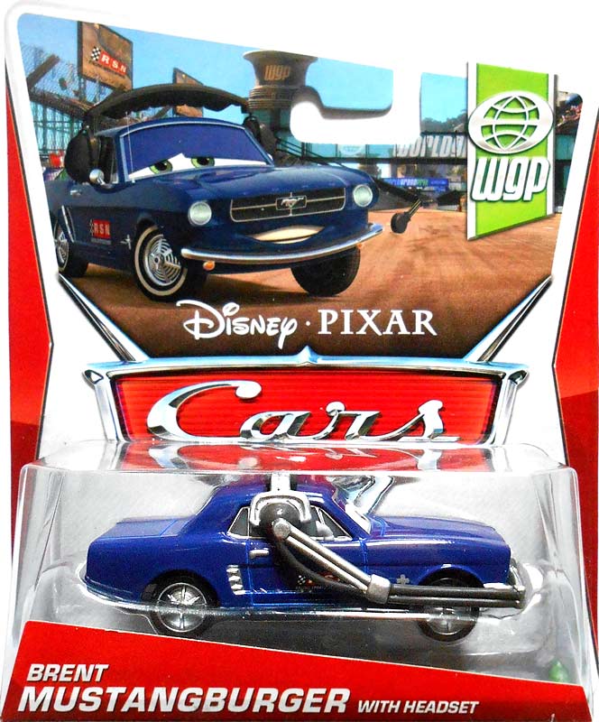 Brent Mustangburger with Headset from the WGP series, Mattel 1:55 diecast on its card