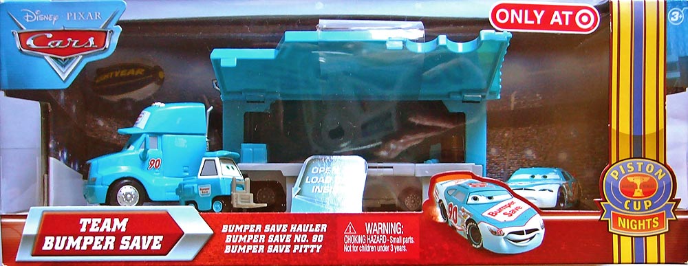Bumper Save Hauler from the Final Lap series, Mattel 1:55 diecast on its card