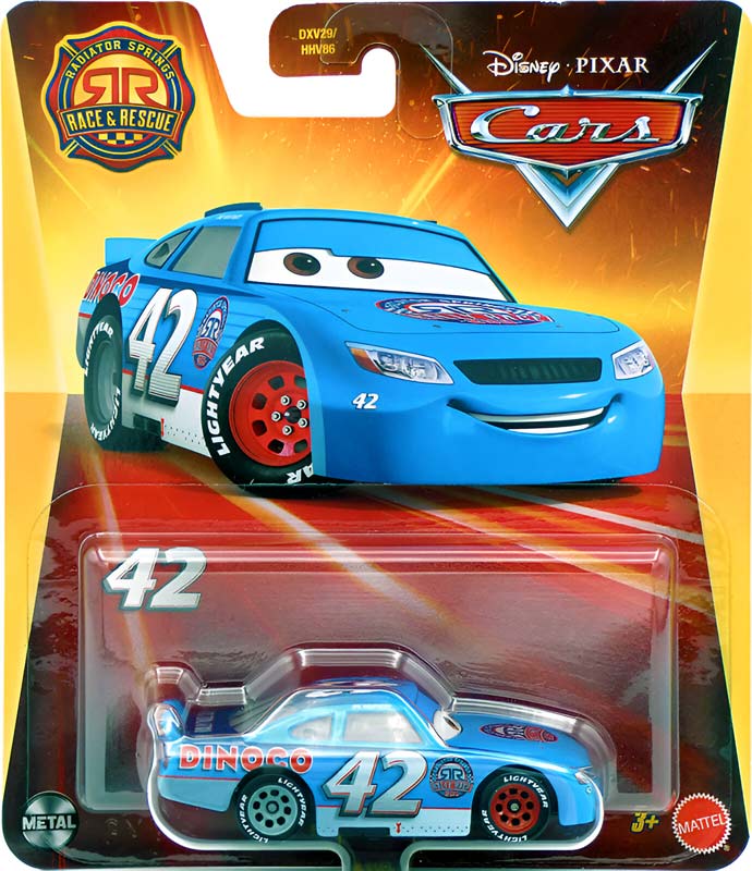 Cal Weathers (Race & Rescue) from the Cars 2025 series, Mattel 1:55 diecast on its card