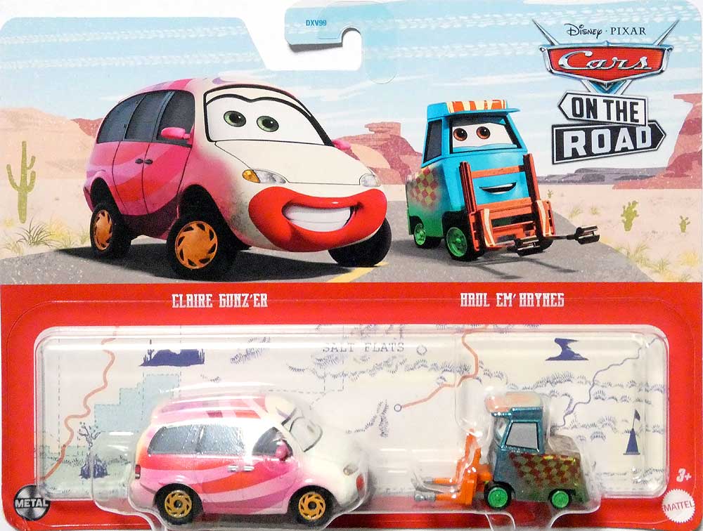 Haul Em'Haynes from the Cars on the Road series, Mattel 1:55 diecast on its card