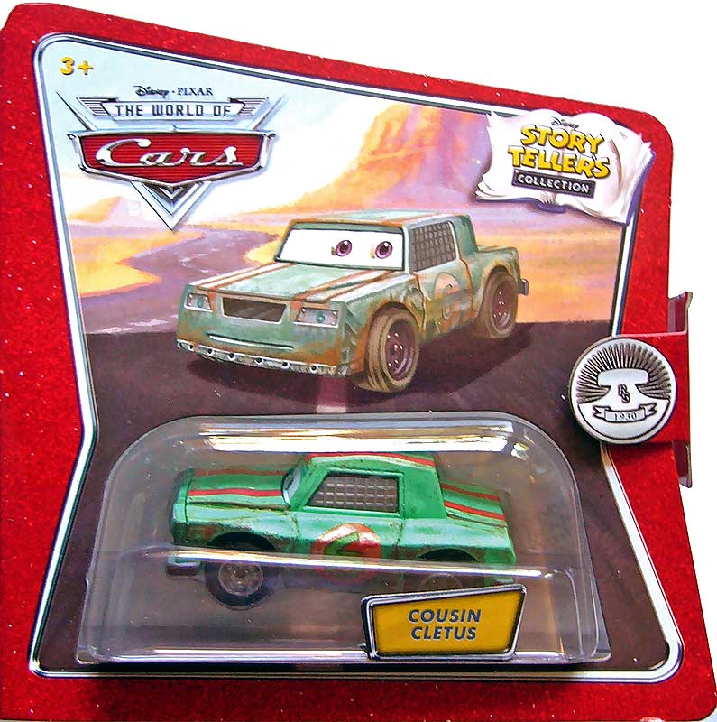 Cletus from the Story Tellers series, Mattel 1:55 diecast on its card