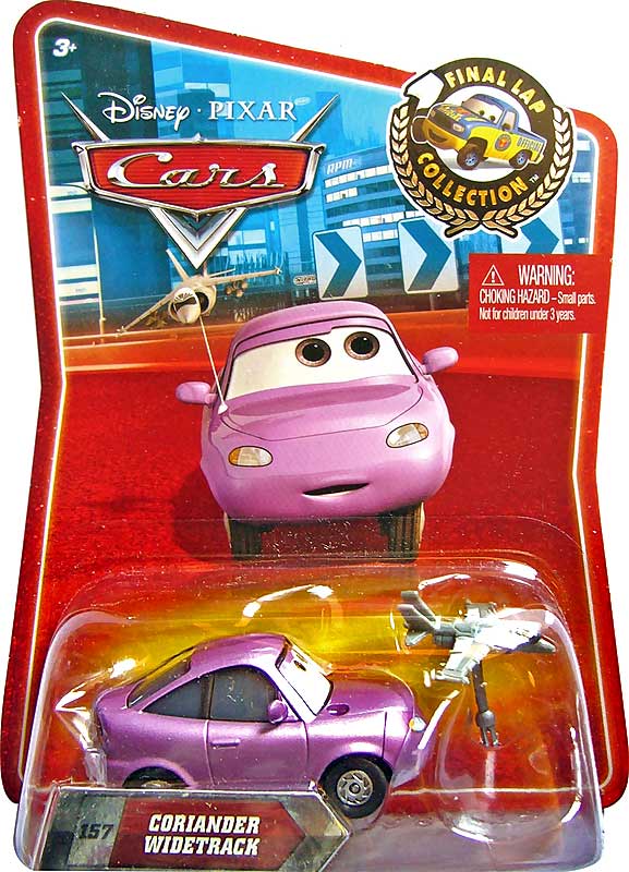 Coriander Widetrack from the Final Lap series, Mattel 1:55 diecast on its card