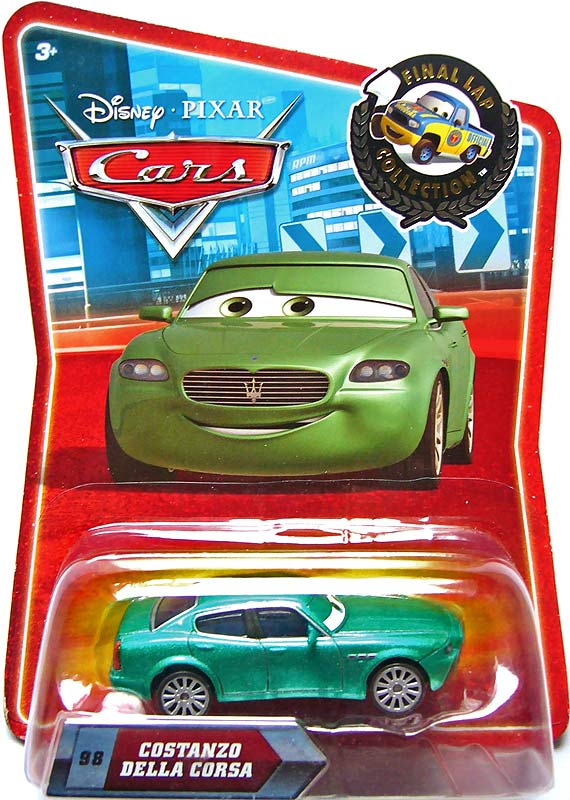 Costanzo Della Corsa from the Final Lap series, Mattel 1:55 diecast on its card
