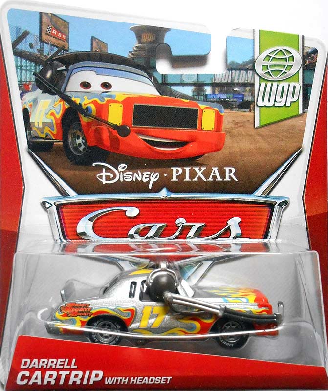 Darrell Cartrip with Headset from the WGP series, Mattel 1:55 diecast on its card