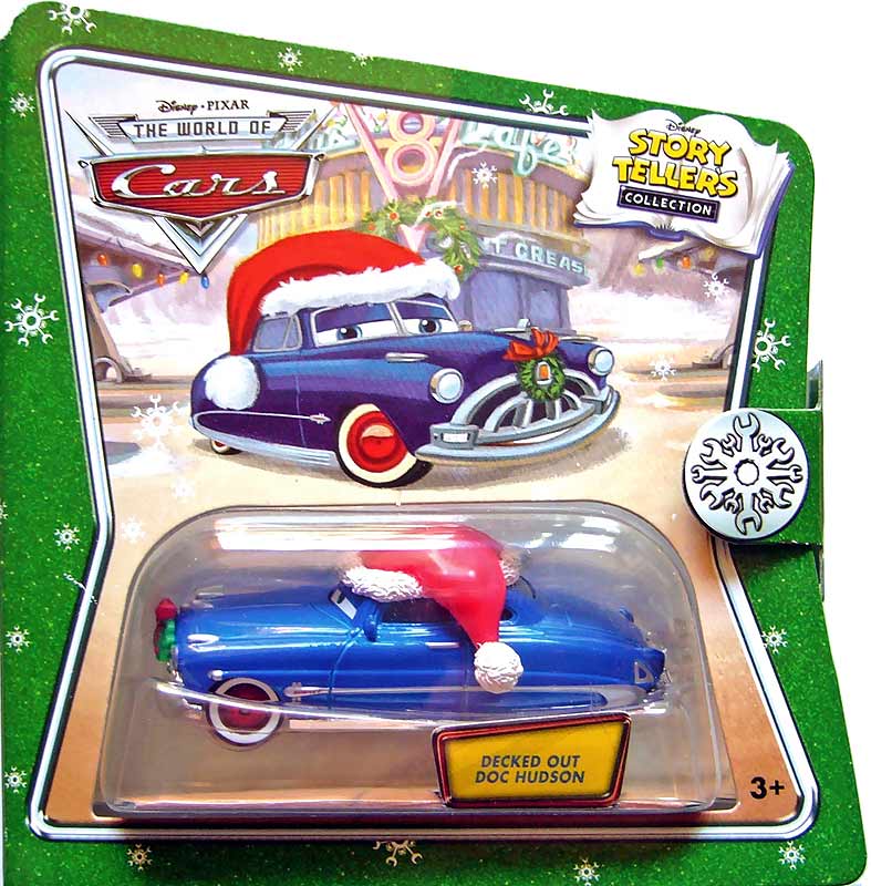 Decked Out Doc Hudson from the Story Tellers series, Mattel 1:55 diecast on its card