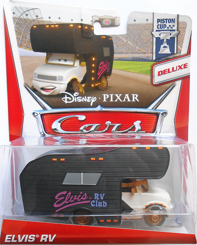 Elvis RV from the Race O Rama series, Mattel 1:55 diecast on its card