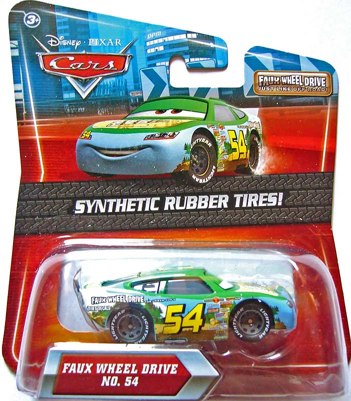 Faux Wheel Drive (rubber tires) from the Final Lap series, Mattel 1:55 diecast on its card