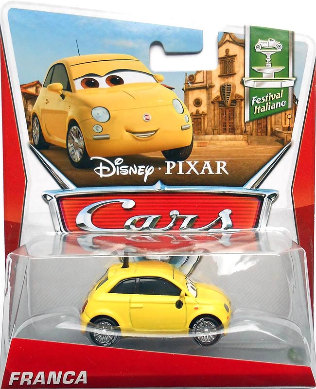 Franca from the WGP series, Mattel 1:55 diecast on its card