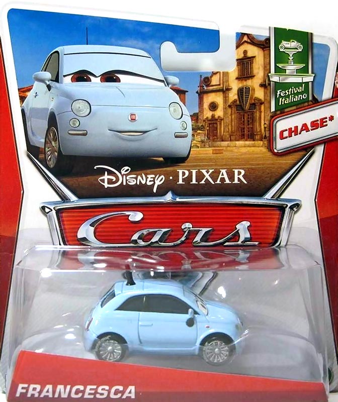 Francesca from the WGP series, Mattel 1:55 diecast on its card