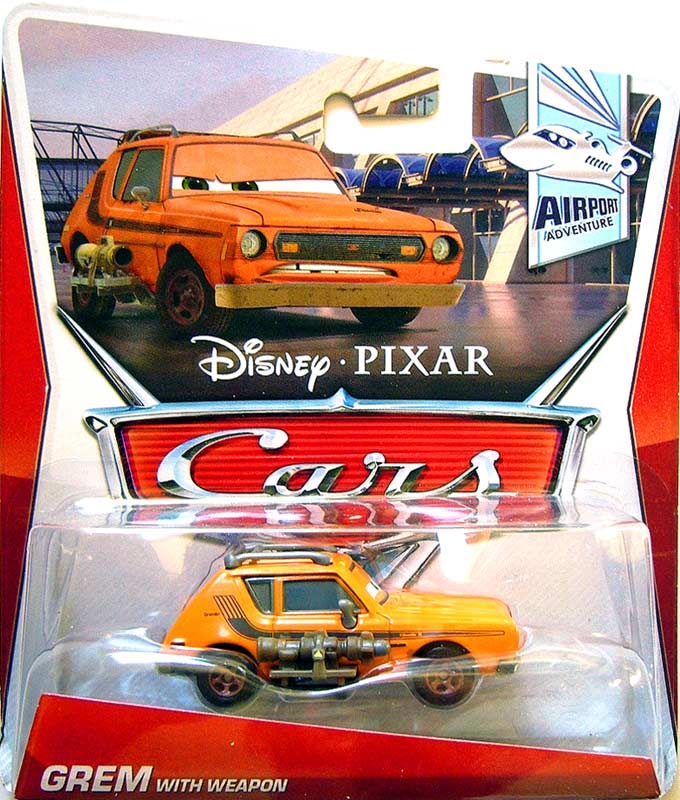 Grem with Weapon from the WGP series, Mattel 1:55 diecast on its card