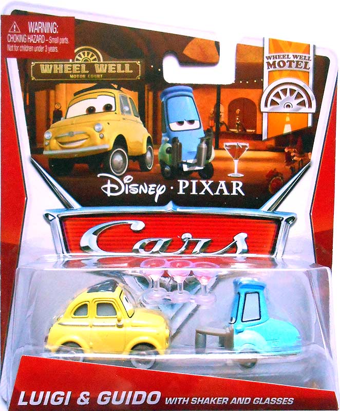 Guido with Shaker and Glasses from the WGP series, Mattel 1:55 diecast on its card