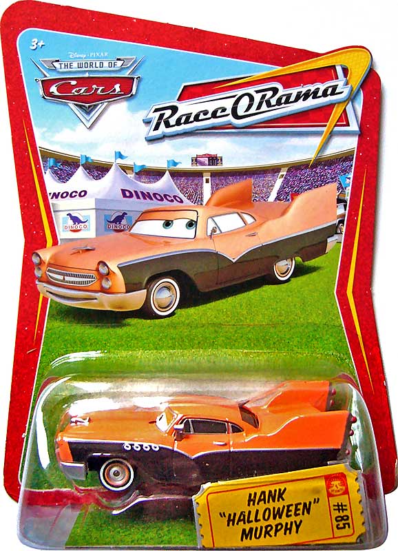 Hank "Halloween" Murphy from the Race O Rama series, Mattel 1:55 diecast on its card