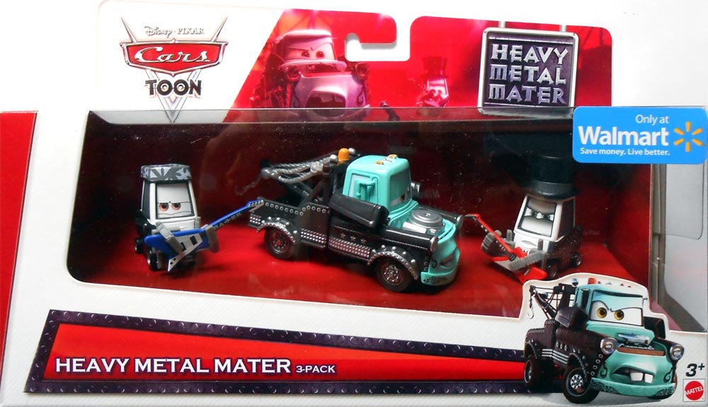 Heavy Metal Mater from the Cars Toon series, Mattel 1:55 diecast on its card