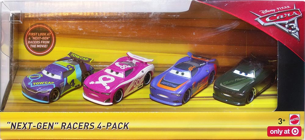 Steve "Slick" LaPage from the Cars 3 series, Mattel 1:55 diecast on its card
