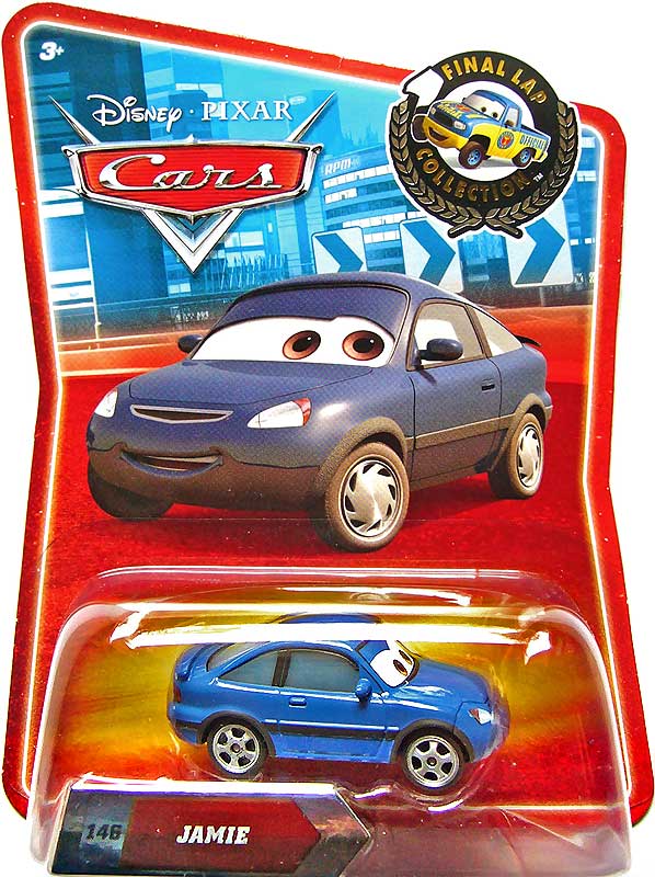 Jamie from the Final Lap series, Mattel 1:55 diecast on its card
