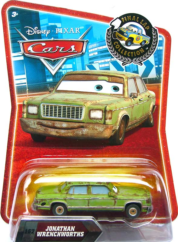 Jonathan Wrenchworths from the Final Lap series, Mattel 1:55 diecast on its card