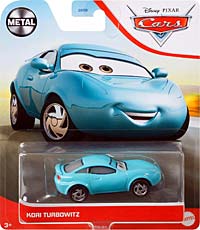 Kori Turbowitz from the Supercharged series, Mattel 1:55 diecast on its card