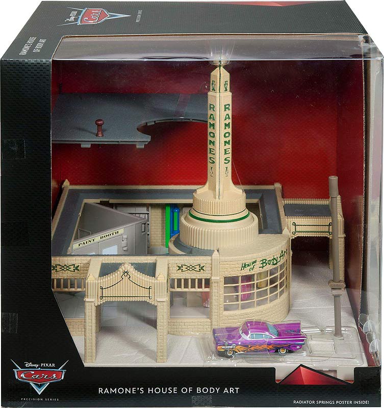 Light-Up Ramone from the Precision Series series, Mattel 1:55 diecast on its card