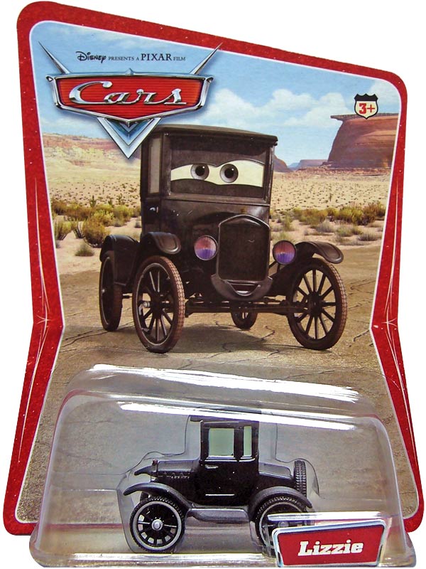 Lizzie from the Desert series, Mattel 1:55 diecast on its card