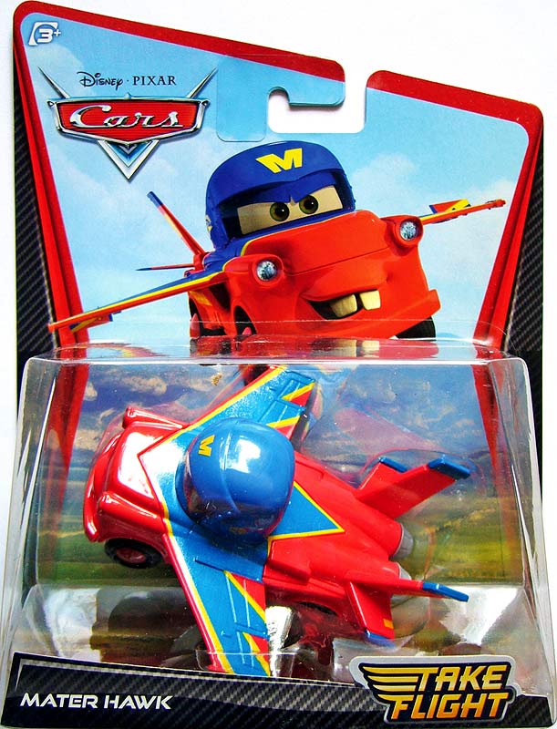 Mater Hawk from the Take Flight series, Mattel 1:55 diecast on its card
