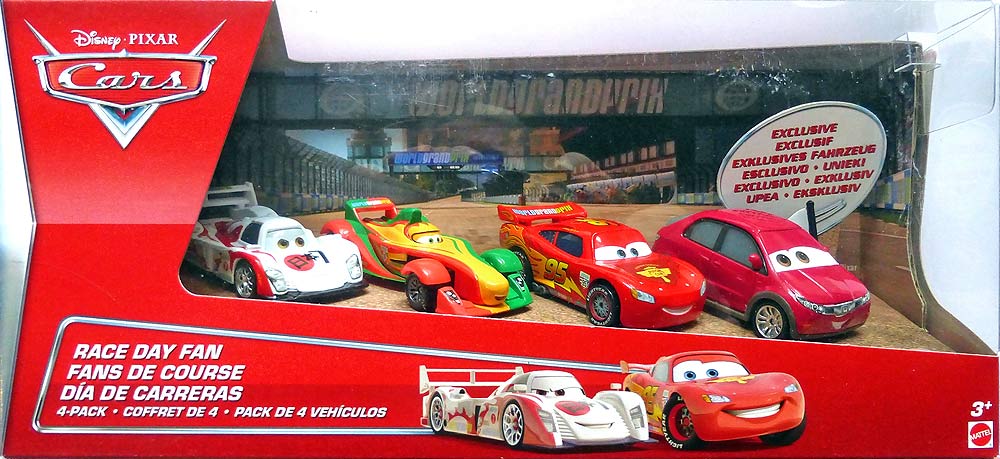 Max Sacar from the Cars 2015 series, Mattel 1:55 diecast on its card