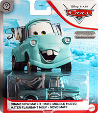 Metallic Brand New Mater from the Blue Desert series, Mattel 1:55 diecast on its card