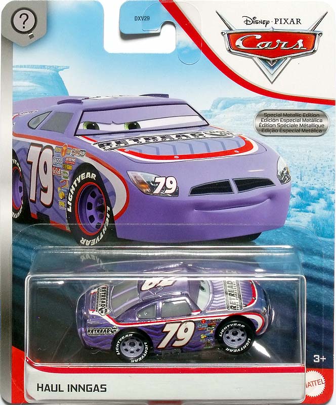 Metallic Haul Inngas from the Blue Desert series, Mattel 1:55 diecast on its card