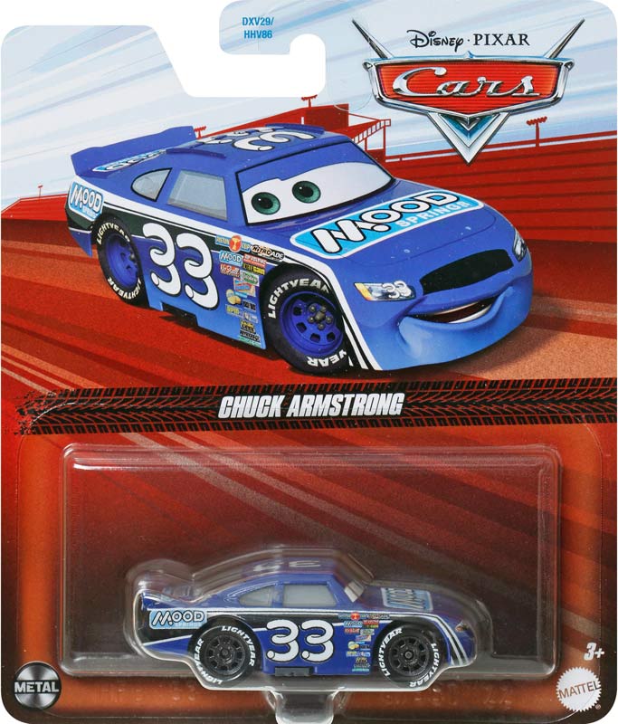 Mood Springs from the World of Cars series, Mattel 1:55 diecast on its card