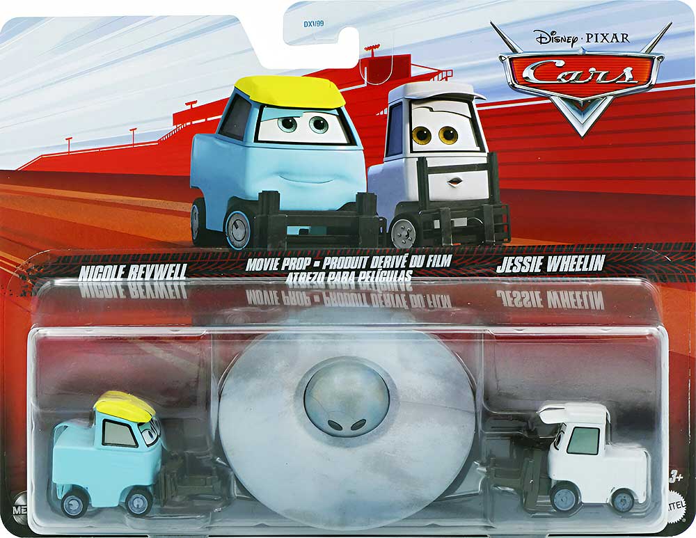 Nicole Revwell from the Cars 2024 series, Mattel 1:55 diecast on its card
