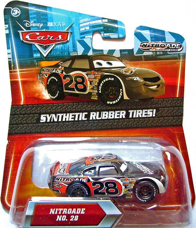 Nitroade (rubber tires) from the Final Lap series, Mattel 1:55 diecast on its card
