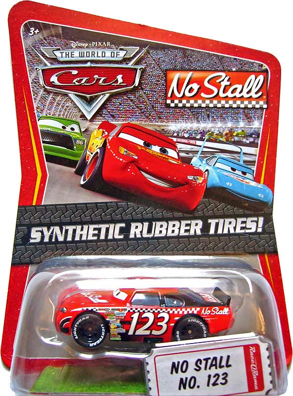 No Stall (rubber tires) from the Race O Rama series, Mattel 1:55 diecast on its card