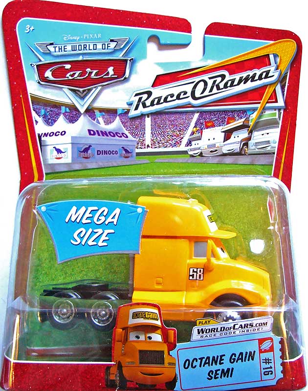Octane Gain Semi from the Race O Rama series, Mattel 1:55 diecast on its card
