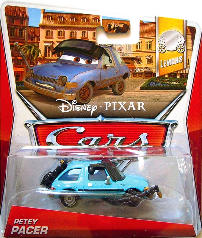 Petey Pacer from the WGP series, Mattel 1:55 diecast on its card
