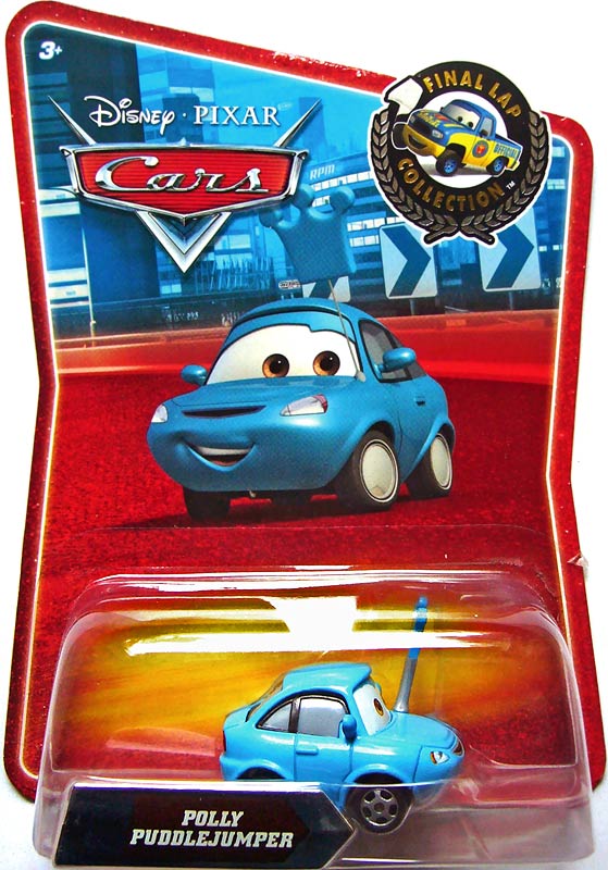 Polly Puddlejumper from the Final Lap series, Mattel 1:55 diecast on its card