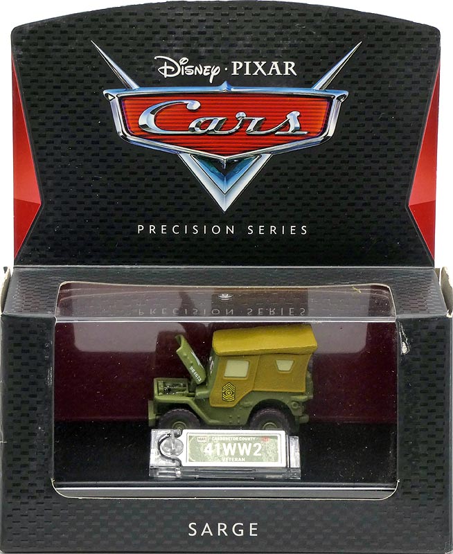 Sarge (Precision Series) from the Precision Series series, Mattel 1:55 diecast on its card
