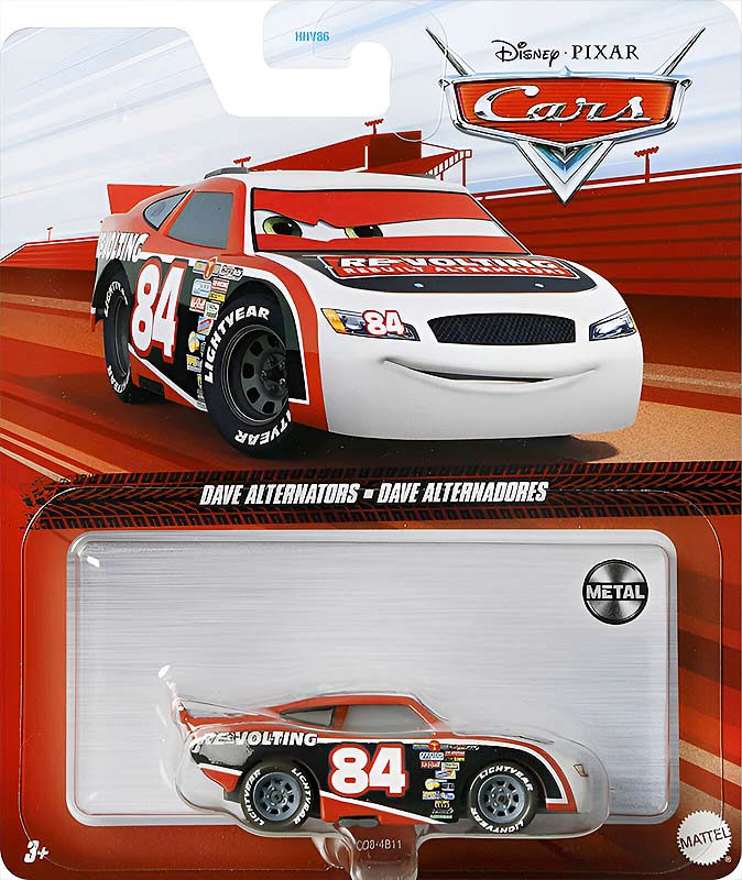 Re-Volting from the World of Cars series, Mattel 1:55 diecast on its card