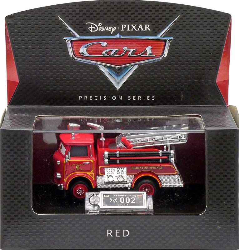 Red (Precision Series) from the Precision Series series, Mattel 1:55 diecast on its card