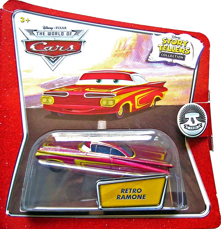Retro Ramone from the Story Tellers series, Mattel 1:55 diecast on its card