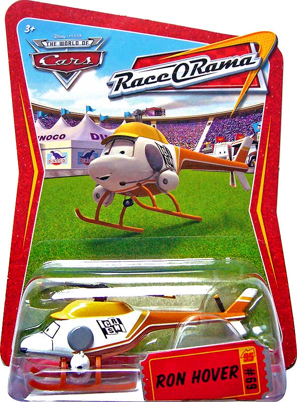 Ron Hover from the Race O Rama series, Mattel 1:55 diecast on its card