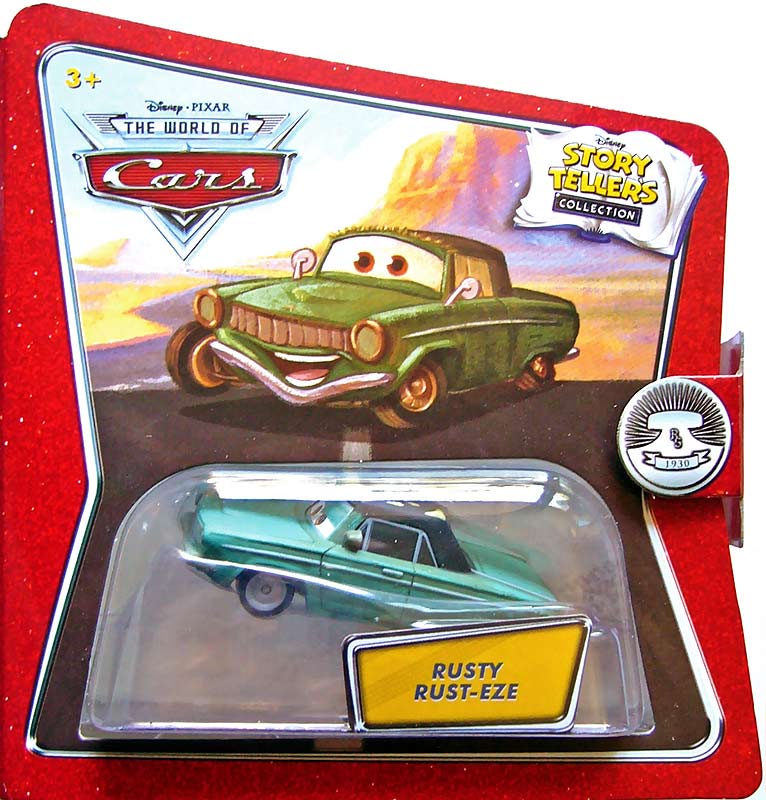 Rusty Rust-eze from the Supercharged series, Mattel 1:55 diecast on its card