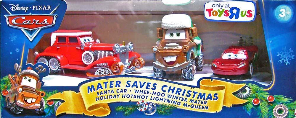 Santa Car from the Story Tellers series, Mattel 1:55 diecast on its card