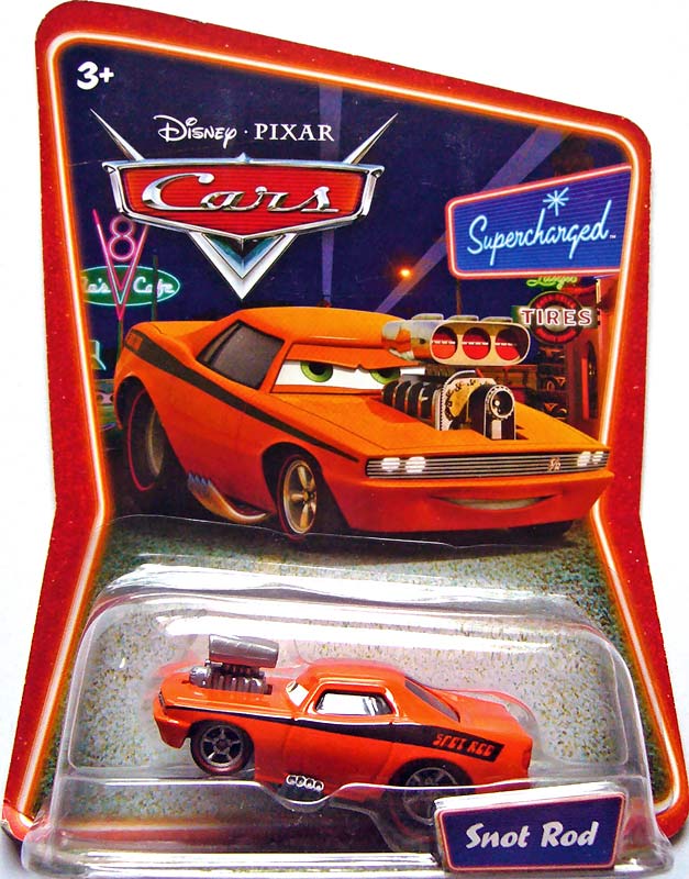Snot Rod from the Desert series, Mattel 1:55 diecast on its card
