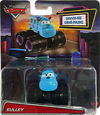Sulley from the Supercharged series, Mattel 1:55 diecast on its card
