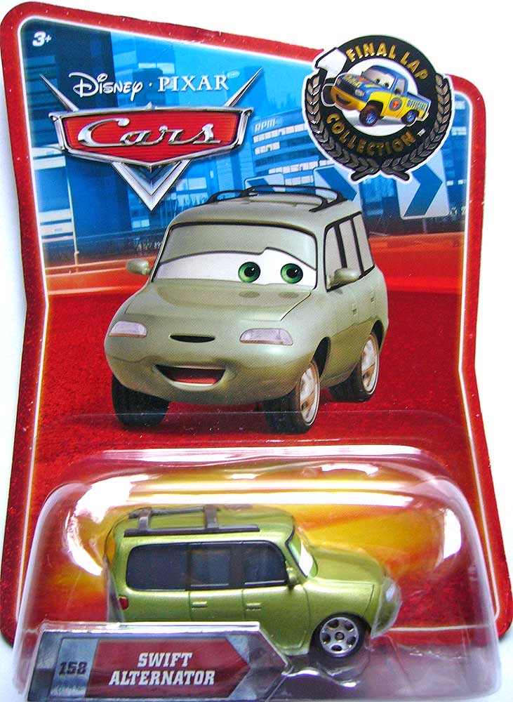 Swift Alternator from the Final Lap series, Mattel 1:55 diecast on its card