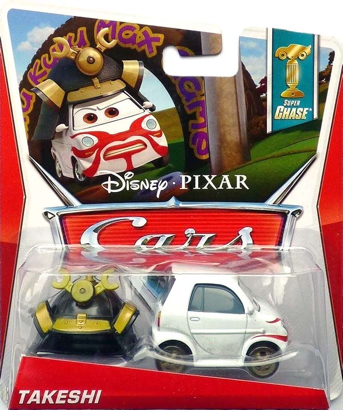 Takeshi from the WGP series, Mattel 1:55 diecast on its card