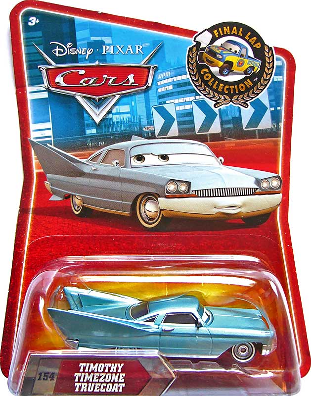 Timothy Timezone Truecoat from the Final Lap series, Mattel 1:55 diecast on its card
