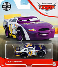Tow Cap from the World of Cars series, Mattel 1:55 diecast on its card